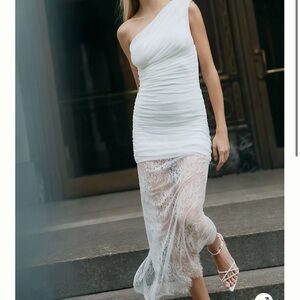 Bridal Midi Dress - Anthropologie NWT